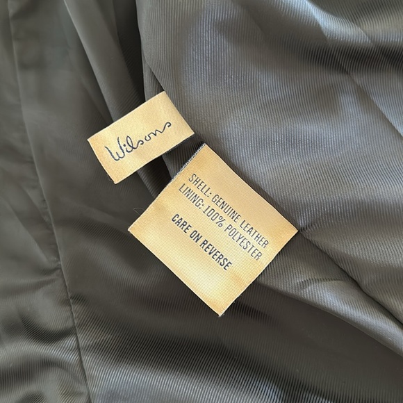 Wilson’s Leather Moto Jacket XS - Picture 4 of 14